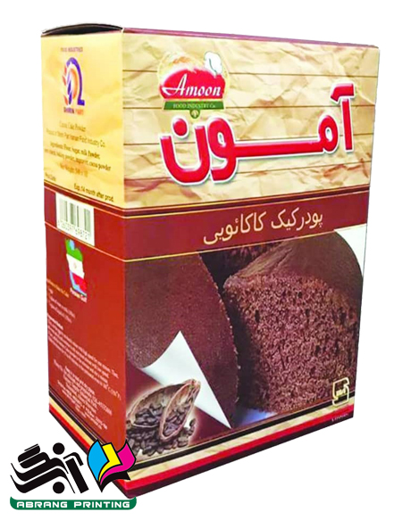 جعبه پودر کیک